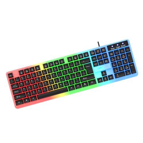 Clavier de jeu LED à sensation mécanique pour une frappe ultra réactive
