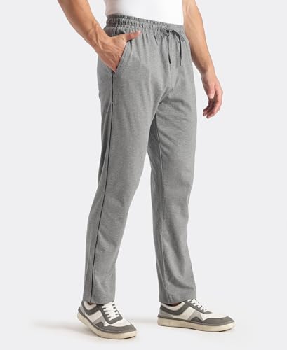 Image of Jockey 9500 Men Super Combed Cotton Rich Regular Fit Trackpant with Side Pockets