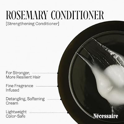 Necessaire Rosemary Hair Duo Mini Travel Set - Rosemary Shampoo + Rosemary Conditioner 3.4oz