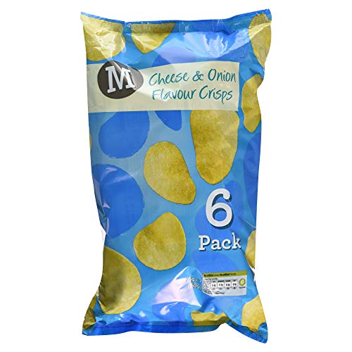 Morrisons Cheese & Onion Crisps 6 Pack