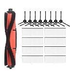 HUILA Nouveau Chiffon de vadrouille Sac à poussière Brosse Principale Brosse latérale Filtre HEPA adapté for Imou L11 L11 Pro HONITURE Q6 Pro pièces d'aspirateur Robot (Color : As The picture-09)