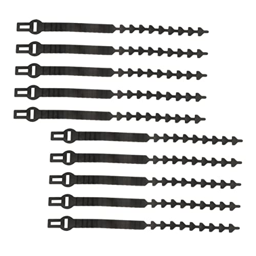 POPETPOP Attaches D'arbres Extérieures Réglables 10 Pièces pour Jardinage Soutien des Branches Caoutchouc Flexible Léger