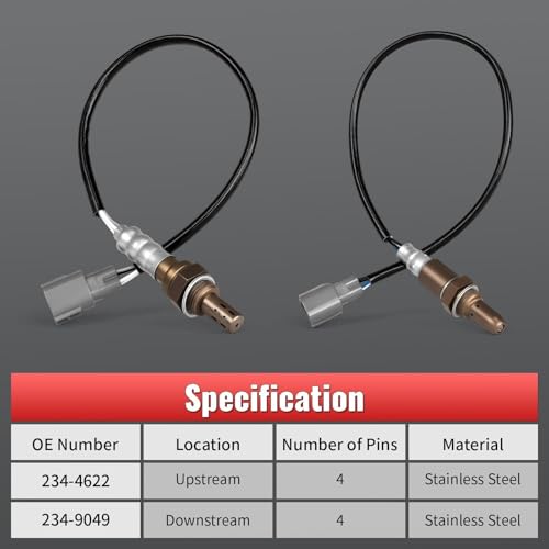 Sensor de Oxígeno 2 Piezas Compatible Toyota Camry y RAV4 miniatura 5