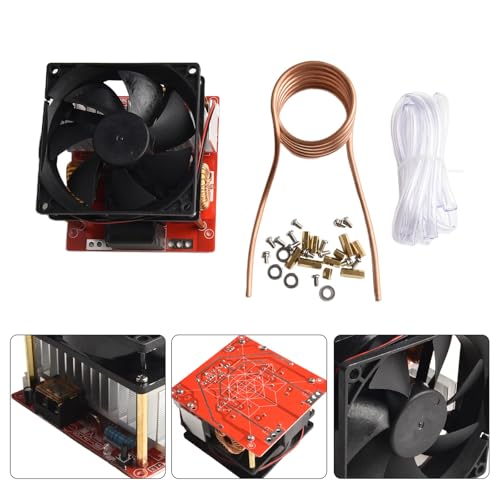 Calentador ZVS de 1000W para fundir metales sin soplete mediante bobina de agua 4