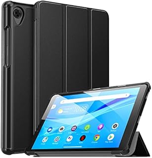 MoKo Case for Lenovo Tab M8 /Smart Tab M8 / Tab M8 FHD Case Model TB-8505F/TB-8505X/TB-8505FS/TB-8705F, Slim Lightweight Smart Shell Stand Cover Case for Lenovo Tab M8 HD/Tab M8 HD LTE, Black