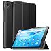 Produktbild MoKo Hülle Kompatibel mit Lenovo Tab M8 HD/Smart Tab M8/Tab M8 FHD/Tab M8 HD LTE (Modelle: TB-8505F/TB-8505X/TB-8505FS/TB-8705F), PU Leder Schutzhülle Standfunktion - Schwarz