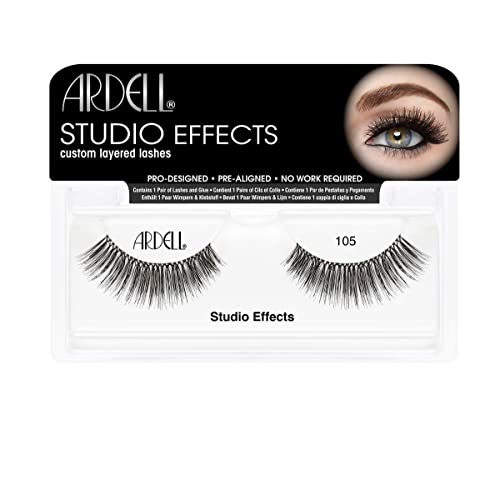 Ardell Studio Lot de 105 cils la solution pour combler les cils clairs et courts avec naturel