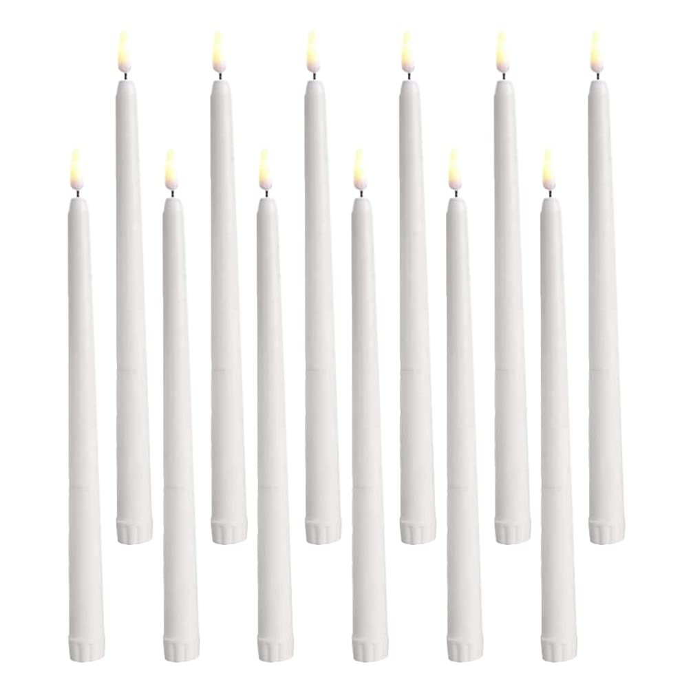 Alipis 12piezas Luz de Vela LED para Halloween Velas Electrónicas Lámparas Decorativas Suministros de Fiesta