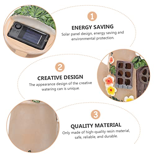 DOITOOL 3 Peças De Luz Solar Decoração De Mesa Goblincore Decoração De Quarto Estátuas Ao Ar Livre R