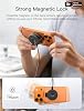 Cargador inalámbrico magnético 2 en 1, estación de carga de viaje Qi2 25W de carga rápida compatible con MagSafe para iPhone Air/17/16/15/14/13/12, 5W para Apple Watch, AirPods 4/3/2/Pro con adaptador de 30W (Negro) 8