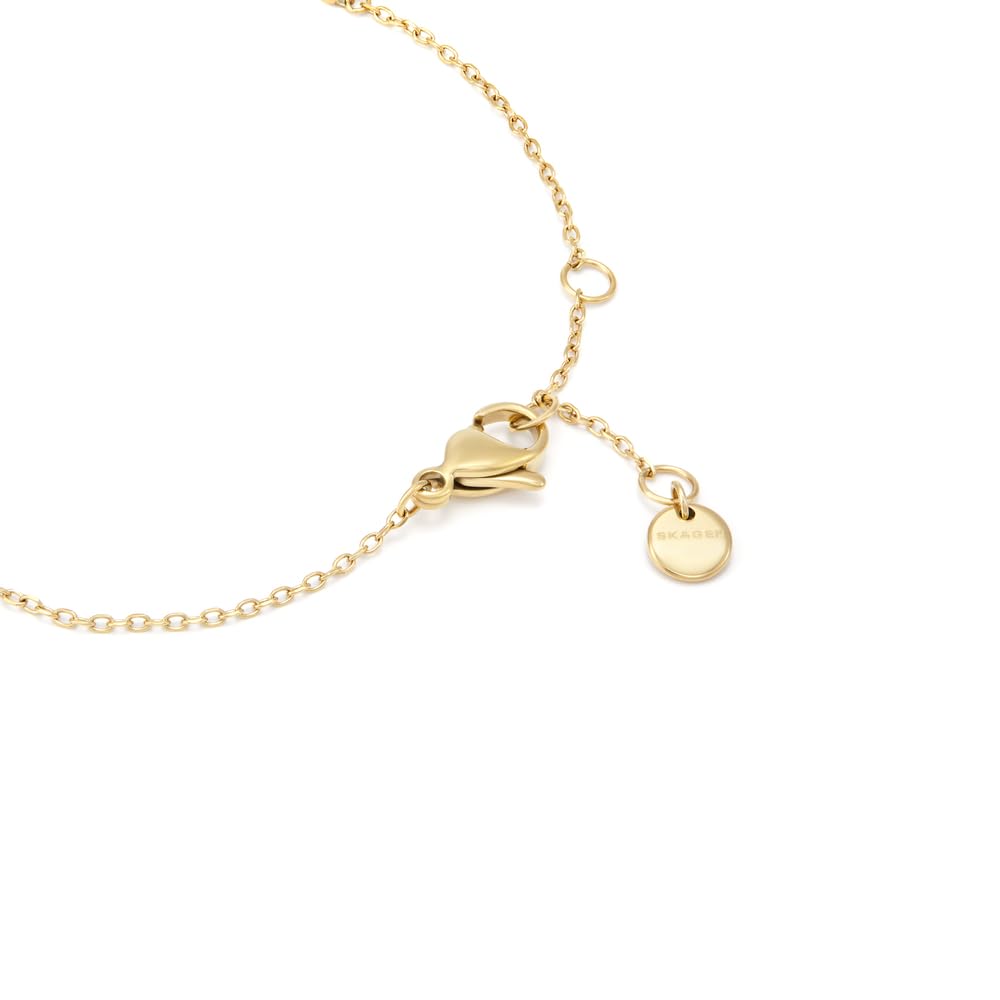 Skagen Herrenarmband aus Edelstahl, Leder oder Perlen mit Karabinerverschluss