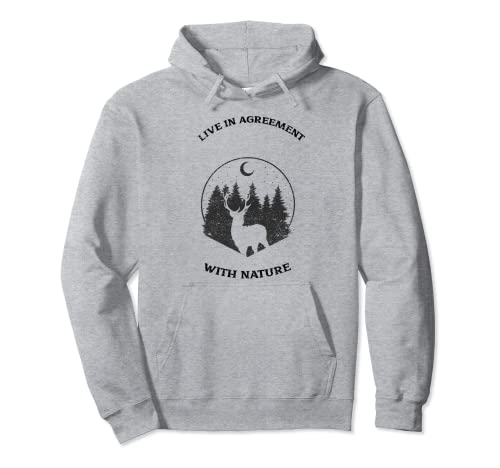 Stoic Philosophy Live in Agreement with Nature Stoic quote Pullover Hoodie