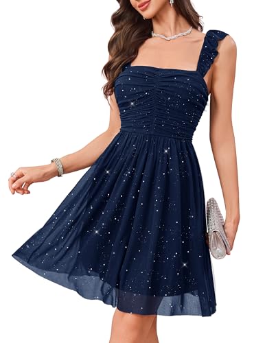 Wedtrend Sparkly Homecoming Dresses for Teens 2025 Short Sequin D...