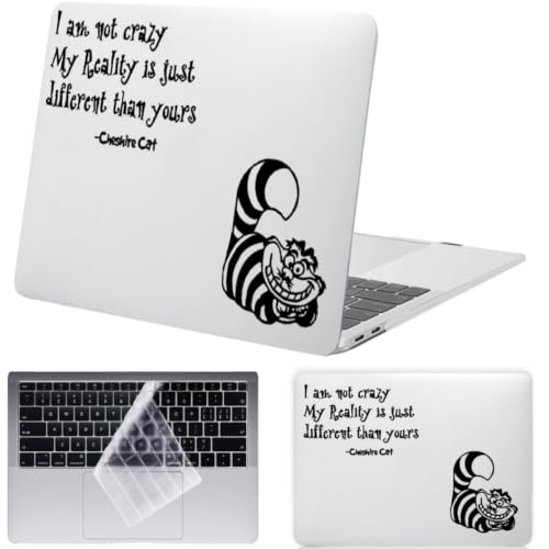 Coque MacBook Pro 16 anti rayure motif chat avec couvre clavier silicone