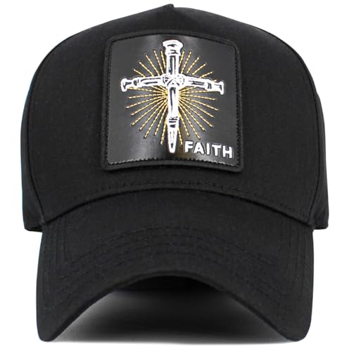 Image of KBETHOS Praying Hands Rosary Dad Hat Baseball Cap Unconstructed Polo Style Adjustable Unisex