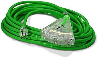 25-ft 14/3 Heavy Duty 3-Outlet Lighted SJTW Indoor/Outdoor Extension Cord by Watt's Wire