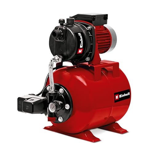 Einhell Hauswasserwerk GC-WW 6839 (680 W, 3,6 bar Druck, 3900 L/h Förderleistung, integrierter Druckschalter, Manometer, 20 L Behälter)