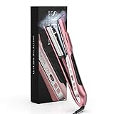 FURIDEN Lisseur Vapeur Cheveux Plaques en Céramique,...