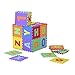 homcom Tappeto Puzzle per Bambini 26 Pezzi con Alfabeto, Tappeto Gioco Bimbi Palestra Antiscivolo