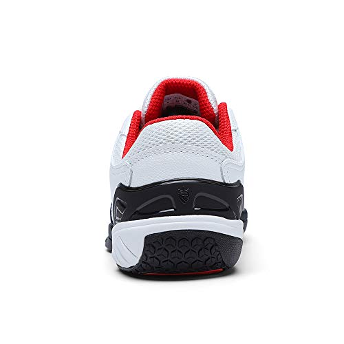 Rophoo Fencing Shoes For Mens Womens,Standard Fencing Sneakers, Epee Sabre Foil Fencing Gears, Esgrima Training Equipments (Black-Red, 10) #TOP2