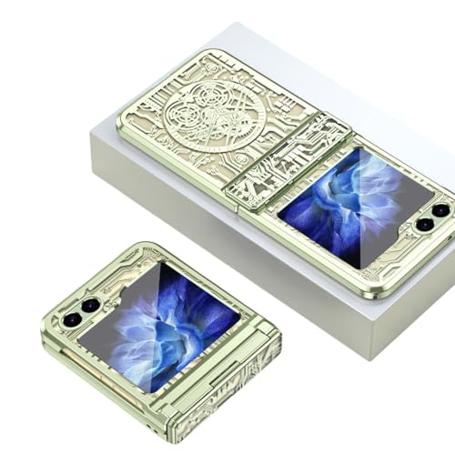 Étui Samsung Galaxy Z Flip 5 vert couverture anti-chute protection charnière 5G