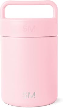Simple Modern Insulated Food Jar with Handle | 12oz | Pink | Provision Stainless Steel Food Jar, Lunch Container | Leak Proof for Kids, Adults, Smoothie Bowl, Soup | Blush