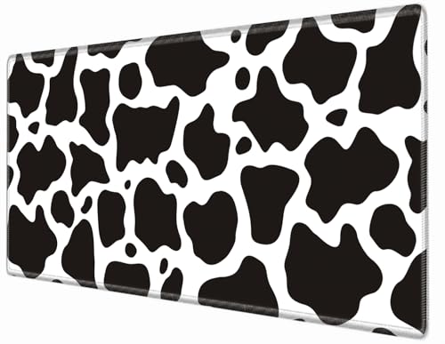 Image of Large Mouse Pad 36 x 24 Desk Mat Gaming Mousepad Cow Print Oversized Desk Pad Huge Giant 4XL Computer Mat for Girl Women Work