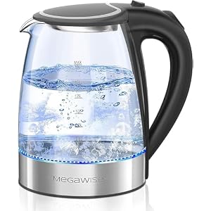 MEGAWISE 1.8L Electric Kettle CX-817 – Fast Boil, Auto Shut-Off, Boil-Dry Protection, (1.8L)