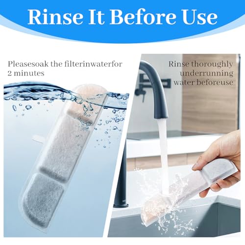 Filtros de Repuesto para Fuente de Agua para Gatos Aoyinfe Pack x8 miniatura 5