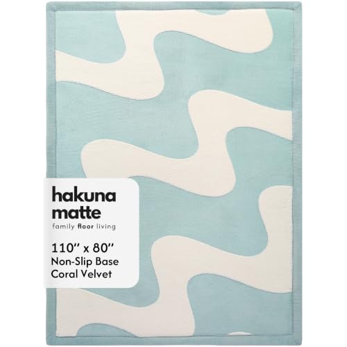 Hakuna Matte Miękka Mata do Zabawy dla Dzieci - 200 x 180 x 2,5 cm | Dywan do pokoju dziecięcego z wysokiej jakości pianki poliuretanowej o dużej gęstości.OEKO-TEX® STANDARD 100, mata podłogowa