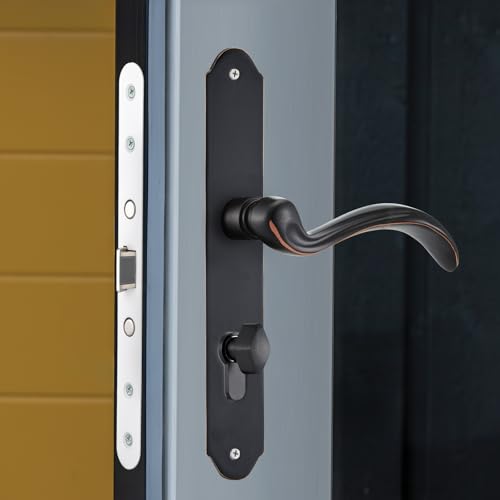 MaxxGeek Storm Door Handle Accessory Set fit Pella Storm Door Handle Replacement Part, with Key and Lock Cylinder, Mortise Lock Not Included (Oil-Rubbed Bronze) by MaxxGeek - Used condition - Image 5