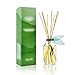 LOVSPA Bamboo Citrus Essential Oil Reed Diffuser Set Zesty White Lime & Crisp Bamboo | Tart Citrus Scent for The Kitchen or Bathroom | Makes a Great Gift for New Homeowners