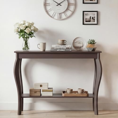 ChooChoo Narrow Console Table, Chic Accent Sofa Table, Entryway Table,