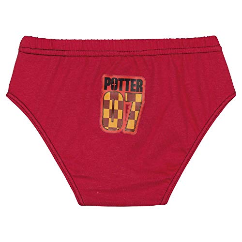 Cueca Harry Potter Slip - Kit com 3 Unidades (Infantil) Tamanho: P | Cor: Sortida