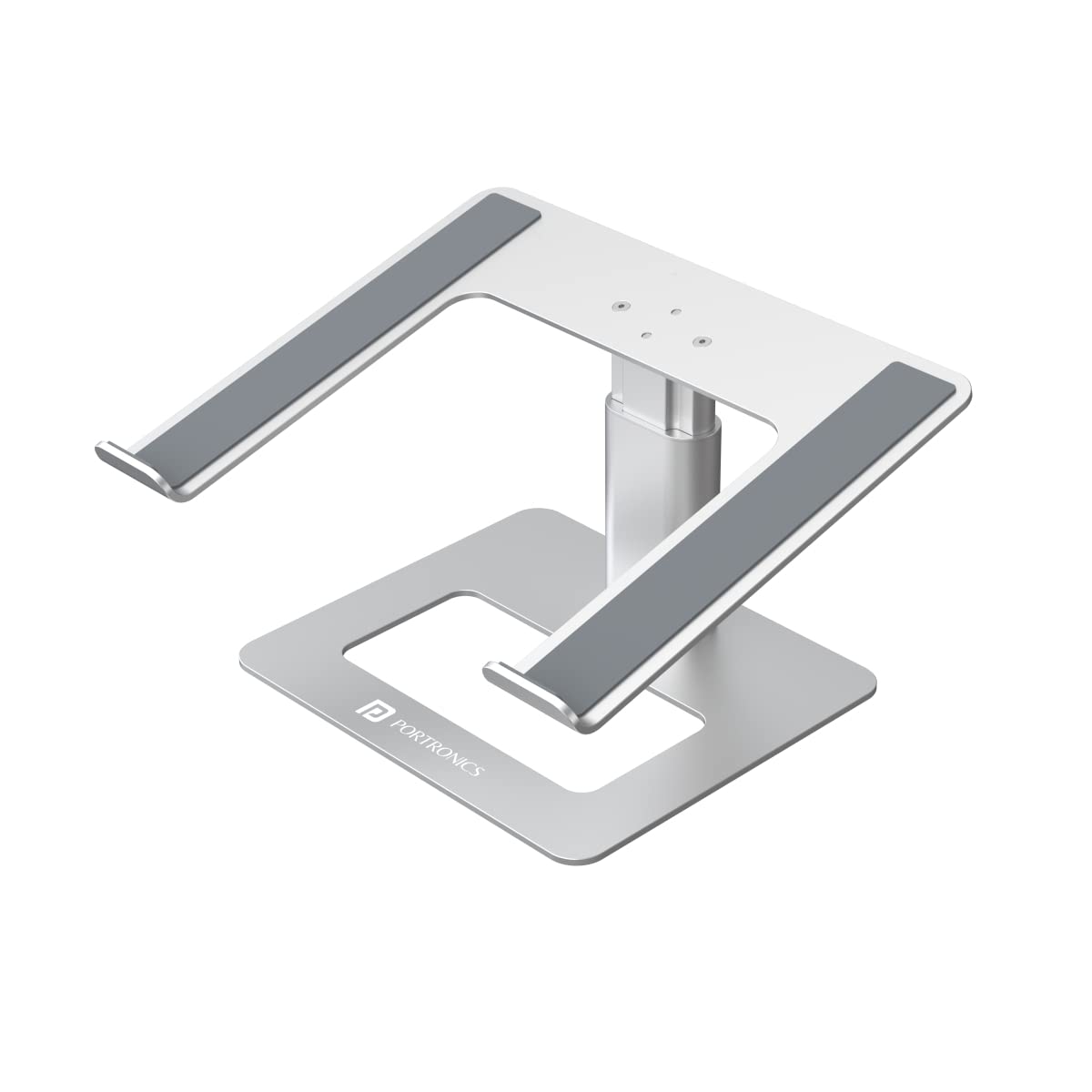 Portronics My Buddy K5 Portable Laptop Tabletop Stand with Aluminium Frame, Adjustable Height, Compatible with All Laptops (Silver) Portronics My Buddy K5 Portable Laptop Tabletop Stand with Aluminium Frame, Adjustable Height, Compatible with All Laptops (Silver)