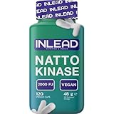 INLEAD - Nattokinase Kapseln | Unterstützung für einen optimalen Blutfluss und Kreislauf - 120 Kapseln