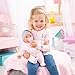 Bayer Design 93829AA My Piccolina Interactive Puppe mit Funktion, sprechend, Babypuppe bewegt den Mund, 38 cm, Schnuller, Flasche, Rosa, Grau