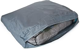 Molly Mutt Water-Resistant Dog Bed Liner, Polyester Bed Liner for Dogs, Easy to Clean, Gray, Medium/Large, 27”x36”x4.75”