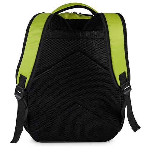Image of AI ACCESSORY INNOVATIONS Dr. Suess's The Grinch Backpack for Boys & Girls Featuring a Big Face Grinch, 16 inchBookbag w /Molded Nope Dangle, Green