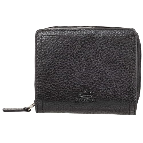 Pebbled Ladies’ RFID Small Clutch Wallet2