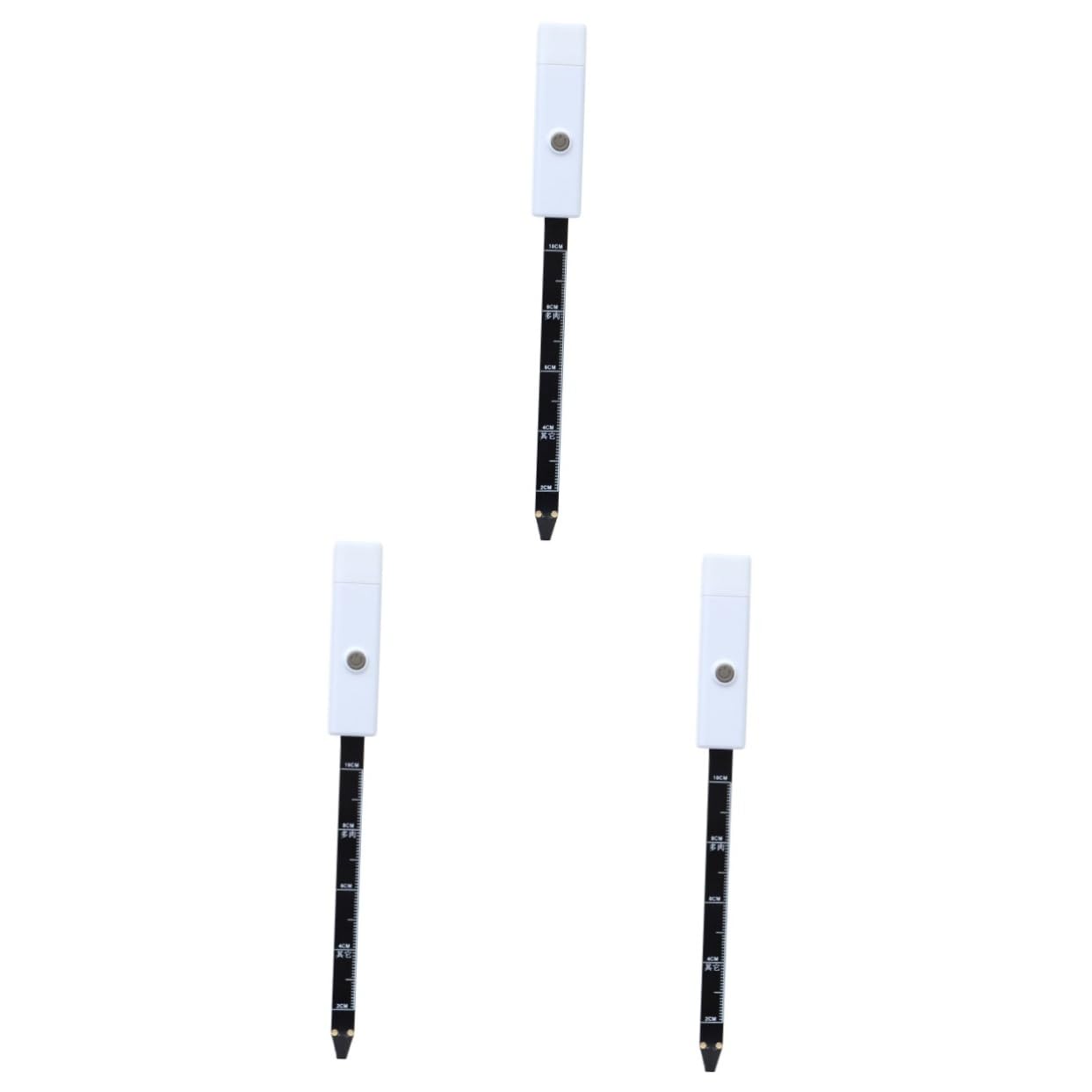 TOYANDONA 3 Piezas De Herramientas De Prueba Probador Hidrómetro Medidor De Humedad Para Jardín Detector De Humedad Sensor Digital Higrómetro Medidor De Humedad Hierro