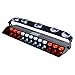 WOWTOU Emergency Light Red White, 16 Flashing Modes 12W Bright LED Strobe Lighting for Police, Volunteer EMT, EMS Vehicle Dash Deck Windshield