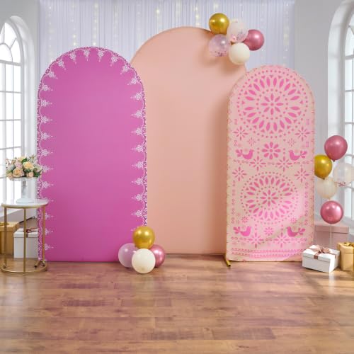 7.2ft 6.6ft 6ft Mexican Arch Backdrop Cover Set- Mexican Fiesta Arch Covers