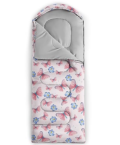 Image of QOOMO Camping Sleeping Bags,3 Season Warm & Cool Weather,Lightweight,Waterproof Sleeping Bags for Adults & Kids,Traveling,and Outdoors,Camping Gear Equipment
