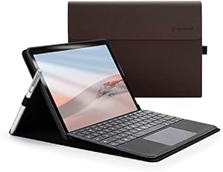 Omnpak Protective Case for Surface Go 3 2021 / Surface Go 2 2020 / Surface Go 2018 with Stylus Holder, Multiple Angle Polyester Slim Lightweight Cover, Compatible with Type Cover Keyboard