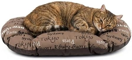 Ferplast Relax cuscino ovale per cani e gatti, 55 x 36 cm