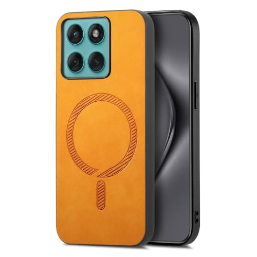 �}�O�l�b�g�� �X�}�z�P�[�X �Ή��@�� for Motorola Moto G86 Power,�Ή��@�� for MagSafe ���C�����X�[�d���}�O�l�b�g���ԍڃz���_�[�Ή� �ϏՌ��ی�J�o�[ Yellow