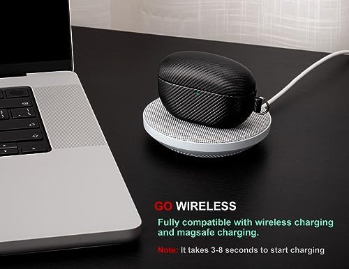 Haobobro [Tekstura włókna węglowego] kompatybilne z Sony WF-1000XM5 etui Case (2023) - ręcznie wykonane etui z paskiem do noszenia i karabińczykiem - amortyzujące uderzenia etui ochronne z