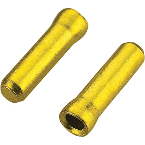 Jagwire Gear Cable Tips, 500 Pieces, Gold