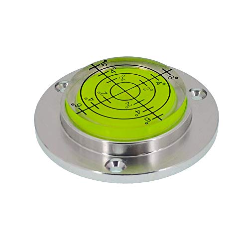 50mm universal level small horizontal ball horizontal bubble quasi bubble flange with mounting hole (green)